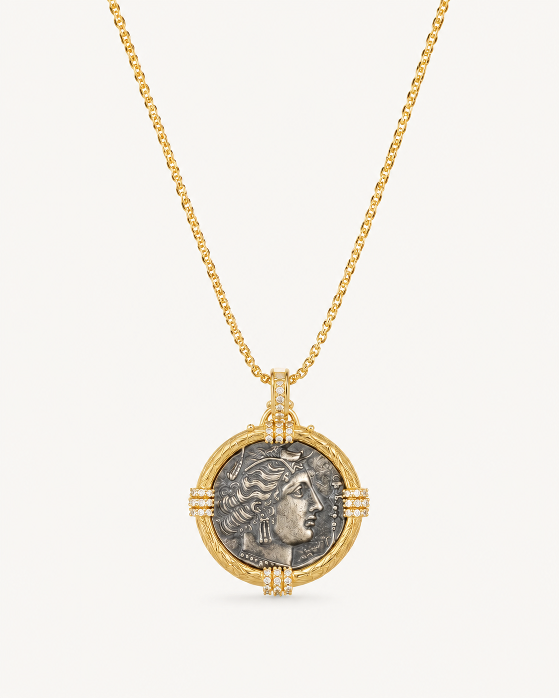 The First Coin Medallion Necklace