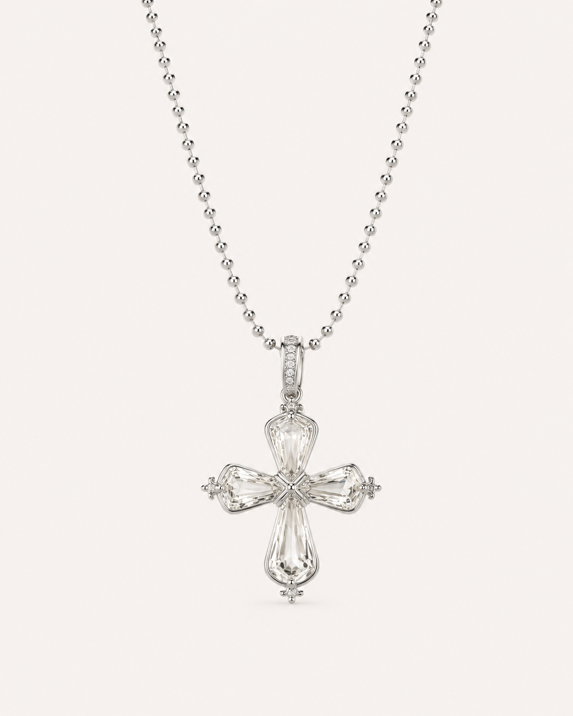 The Quiet Protection Cross Necklace