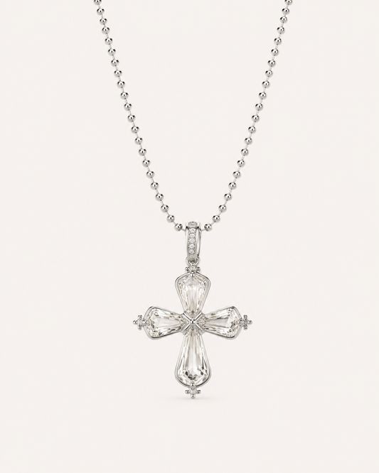 The Quiet Protection Cross Necklace