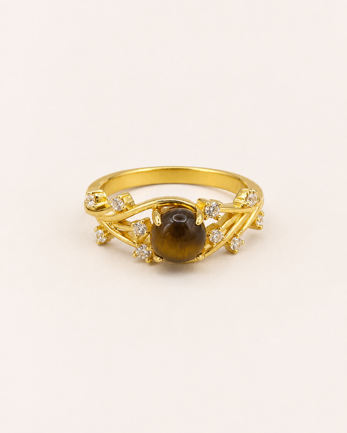 The Amber Eye Seal Ring