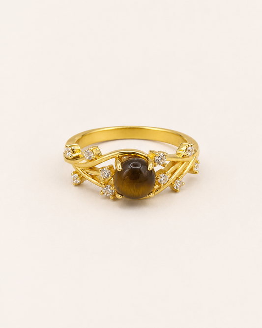 The Amber Eye Seal Ring
