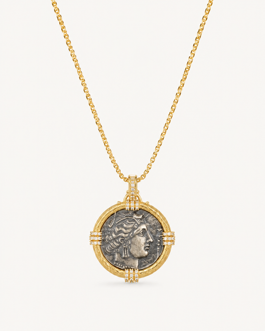 The First Coin Medallion Necklace