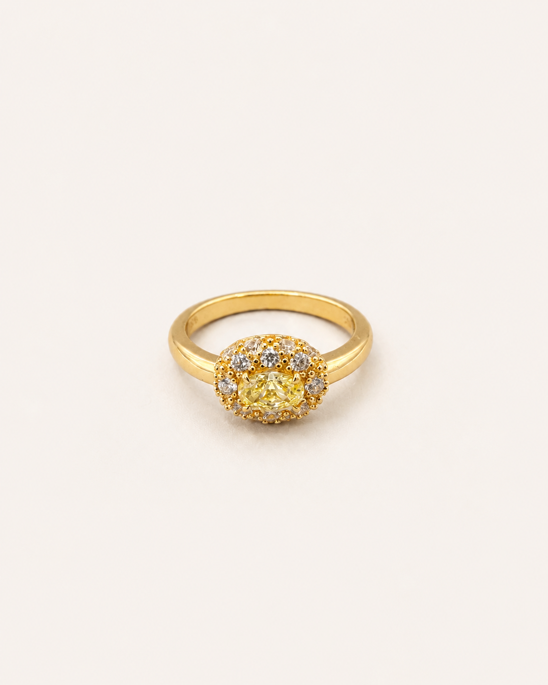 The Yellow Halo Seal Ring