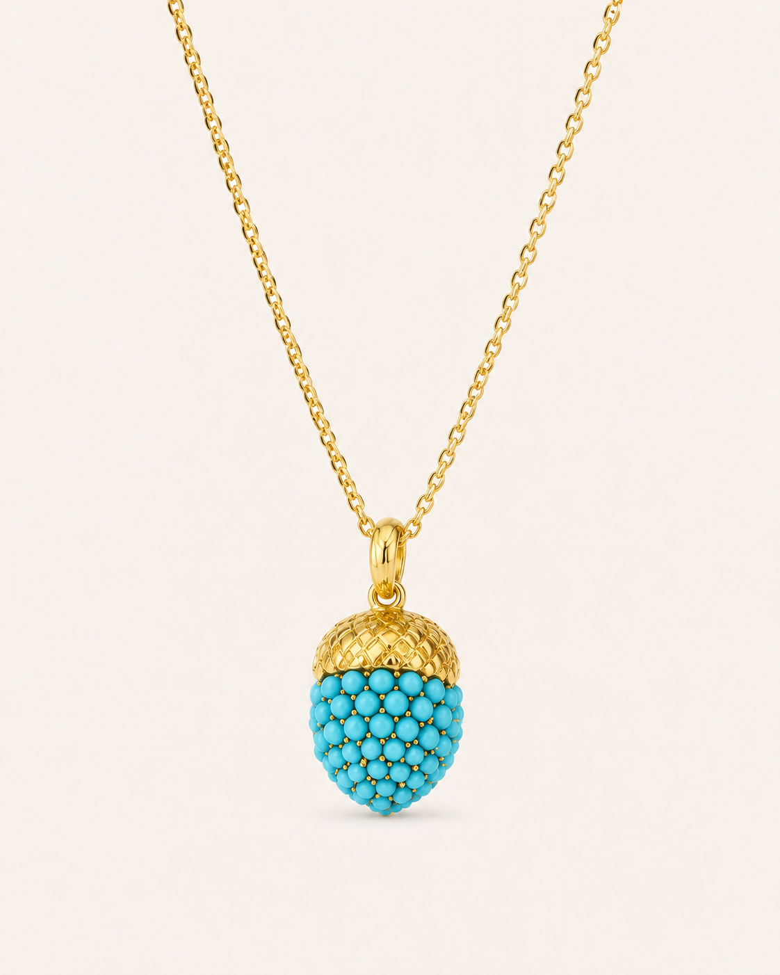 The Blue Acorn Keeper Necklace