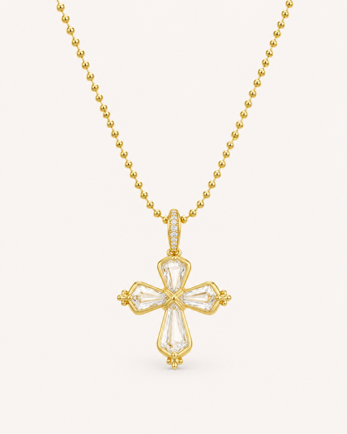 The Quiet Protection Cross Necklace
