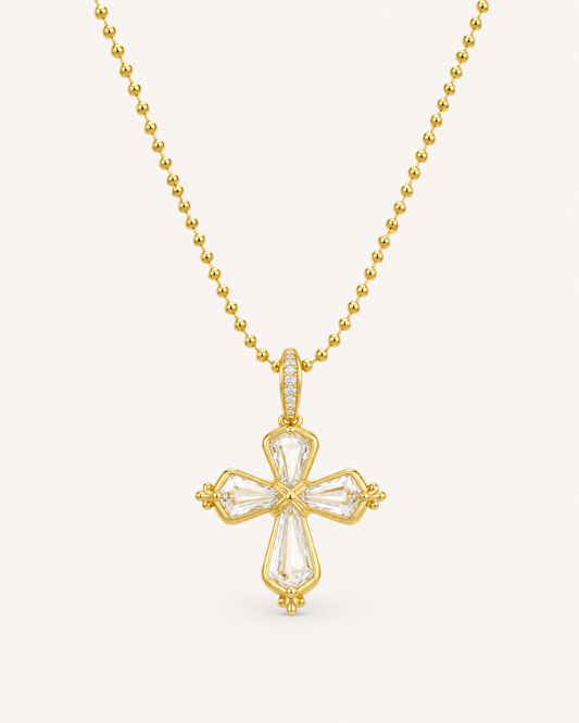 The Quiet Protection Cross Necklace