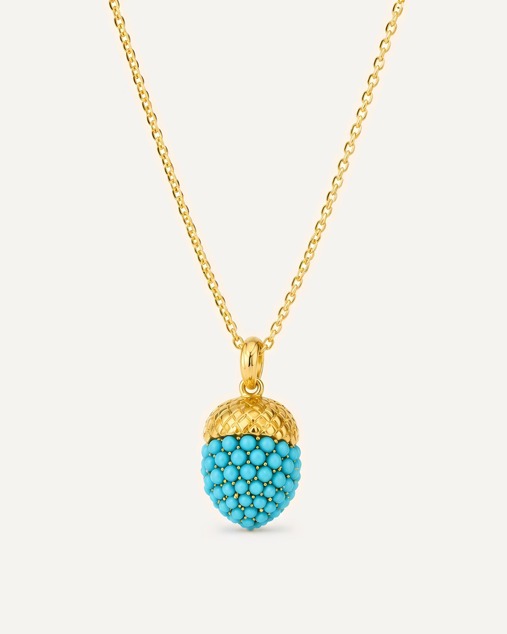 The Blue Acorn Keeper Necklace
