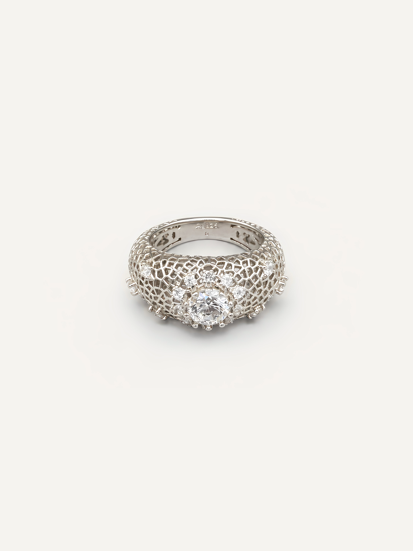 The Silver Lace Ring
