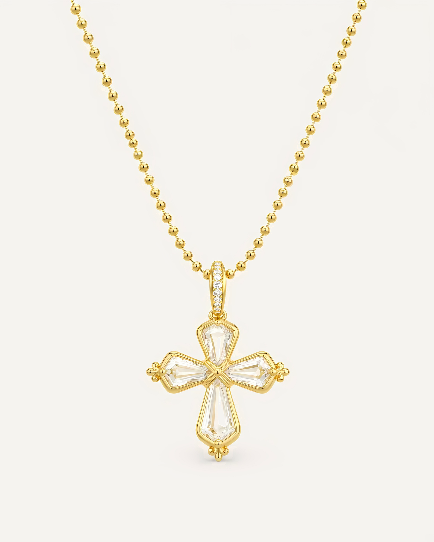 The Quiet Protection Cross Necklace