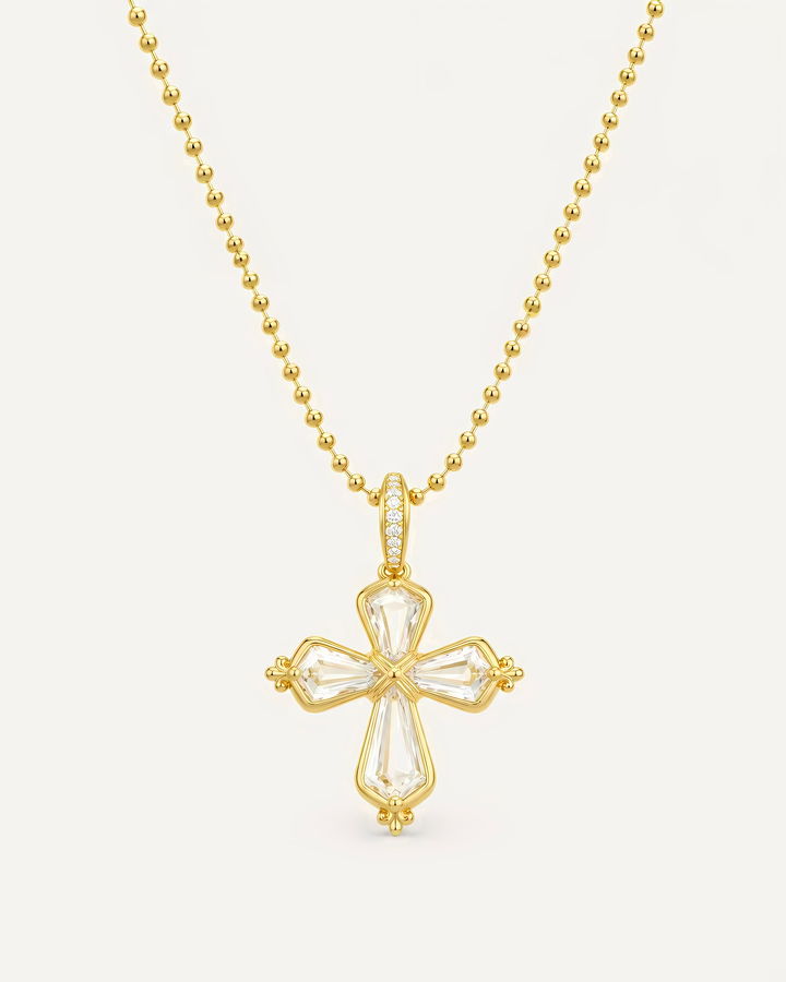 The Quiet Protection Cross Necklace