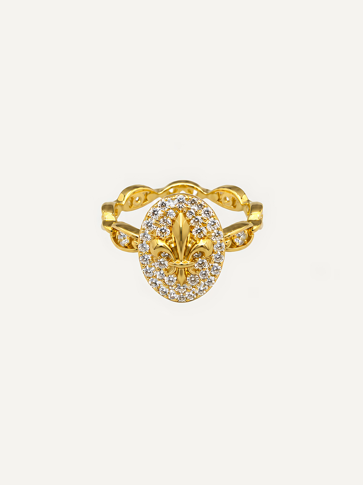 The Gilded Lace Seal Ring