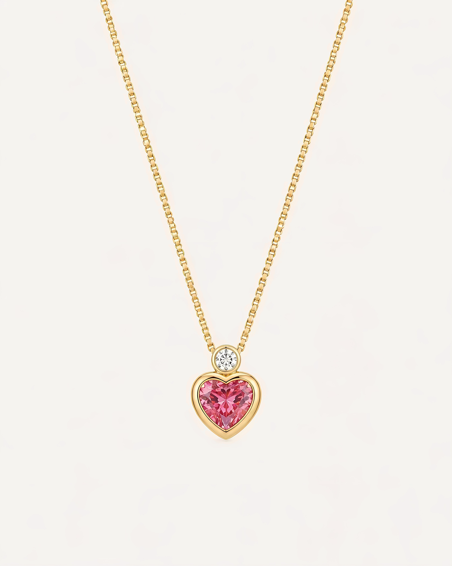 The Pink Heart Keeper Necklace