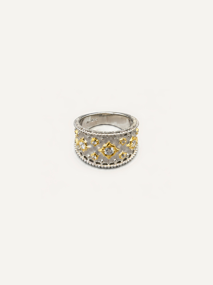 The Star-Cut Silver Band