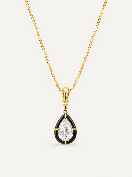 The Black Drop Keeper Necklace