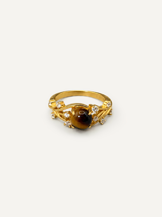 The Amber Eye Seal Ring