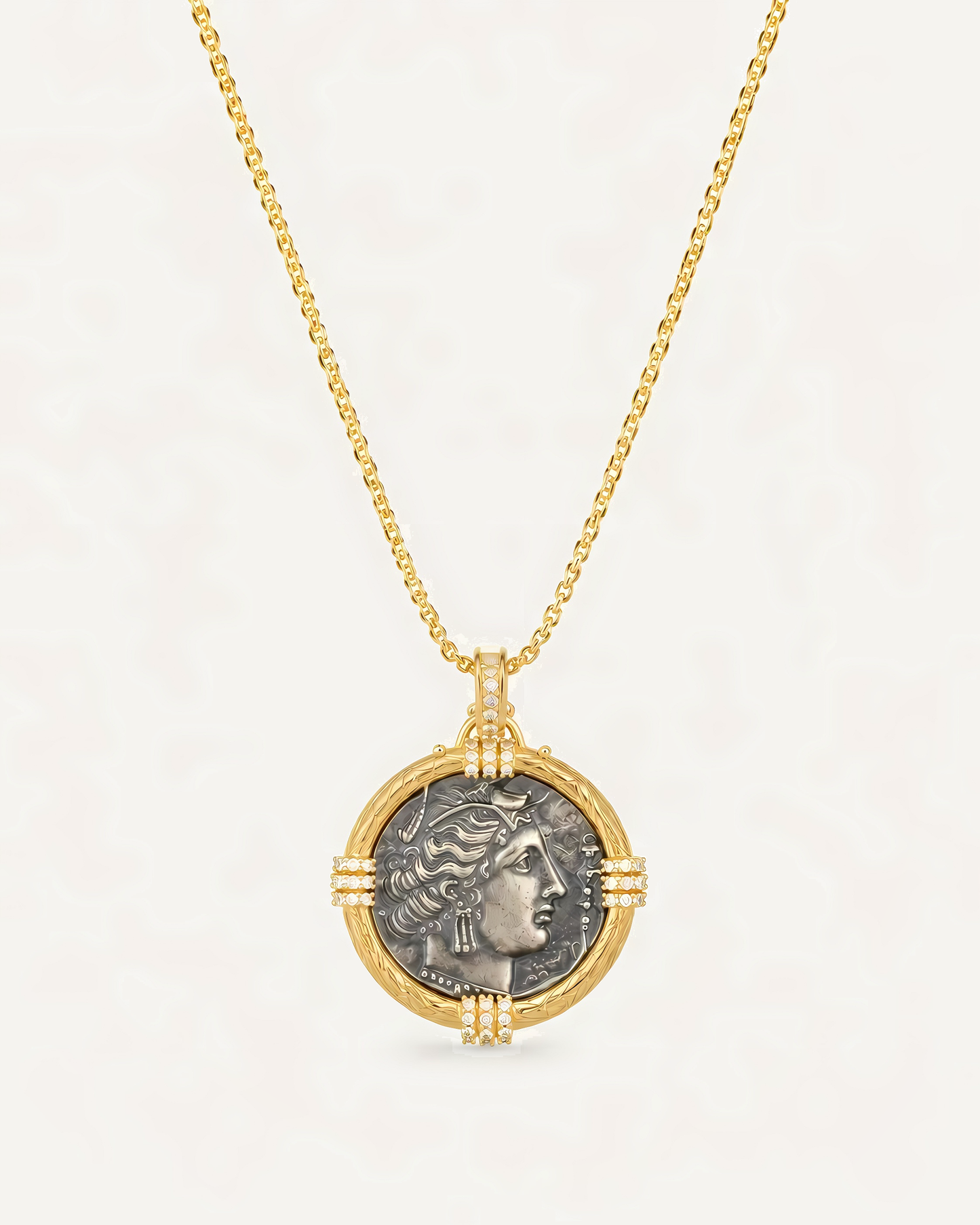 The First Coin Medallion Necklace
