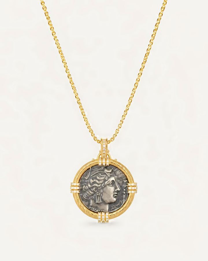 The First Coin Medallion Necklace
