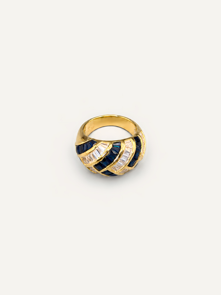 The Midnight Ribbon Ring