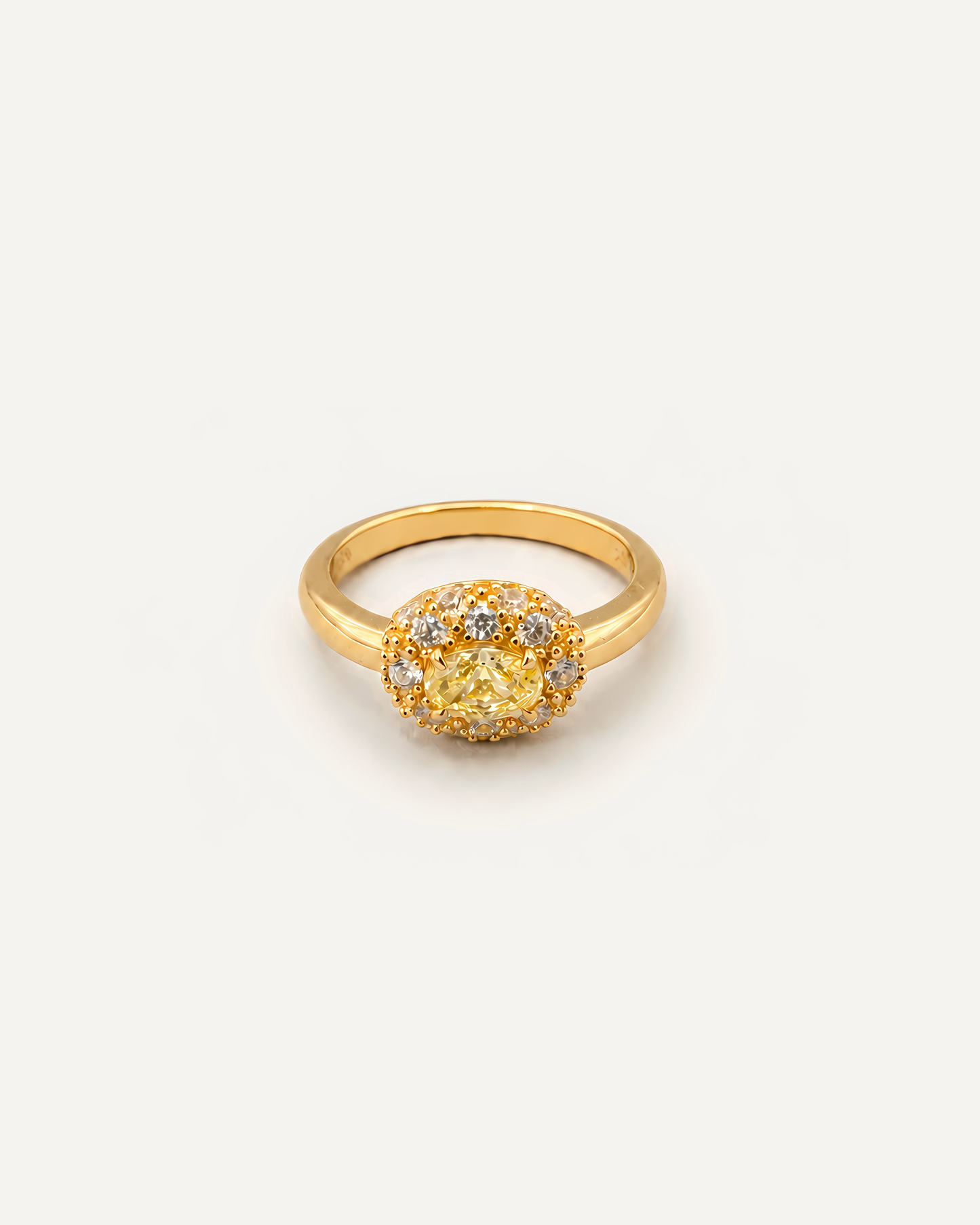 The Yellow Halo Seal Ring