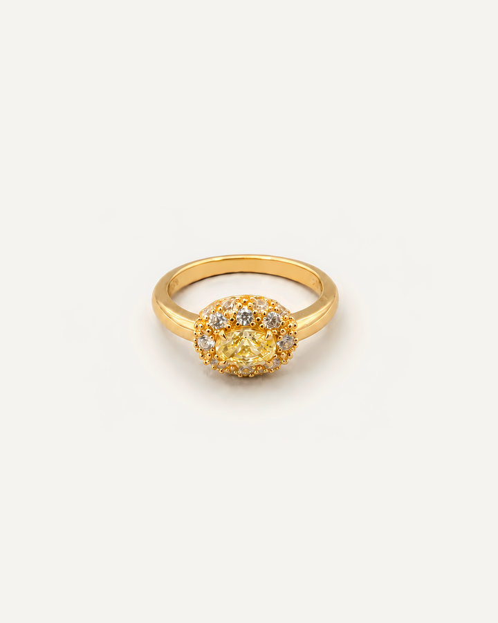 The Yellow Halo Seal Ring